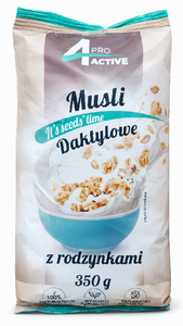Musli daktylowe z rodzynkami 350G