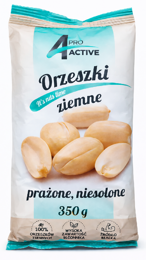 Orzeszki ziemne prażone niesolone 350 G