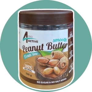 Krem z orzechów ziemnych 100% smooth 500g