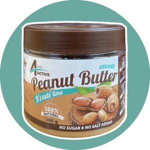 Krem z orzeszków ziemnych 100%  smooth 300 g